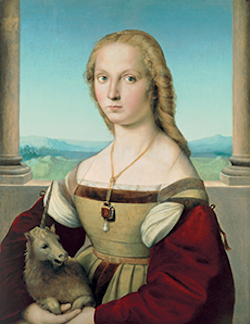 Raphael's "Portrait of a Lady With a Unicorn"