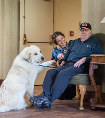 Scene from Rachel Kellerman's video for Personal Guardianship Services