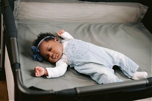 Safe sleep: on the back, alone, in a crib