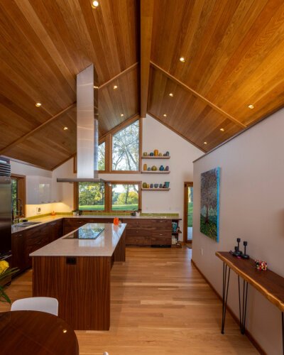 Addition to the Boehne residence designed by Christopher Kepes, AIA of Kepes Architecture.