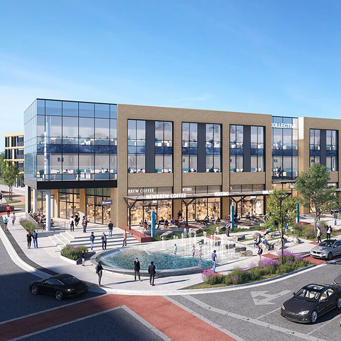 Blue Ash wanted to control what was developed in their downtown and purchased two key acres as part of their strategic plan.