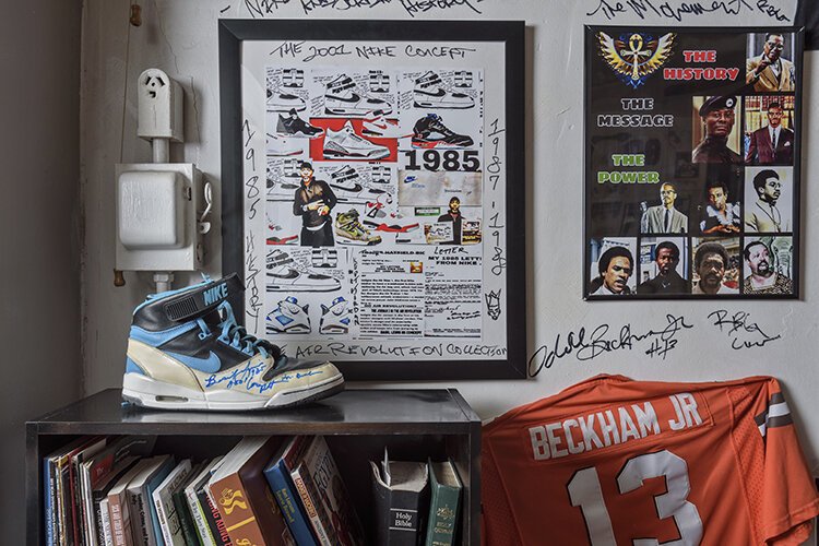 Nike’s Revolution shoe along with original shoe ideas submitted by Basil Lewis.