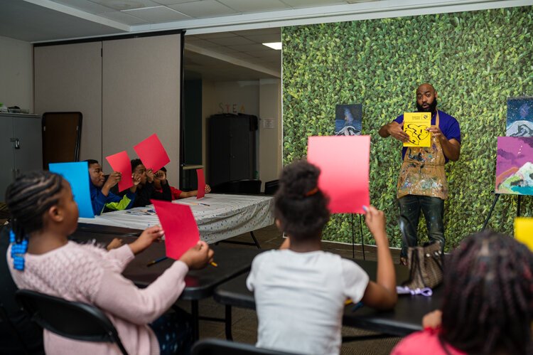 Christian Drye leads the Guiding Light program in West End.