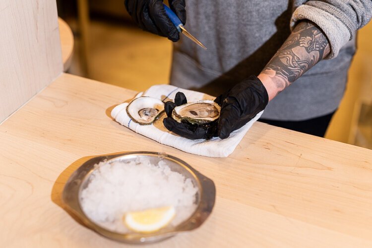 Order fresh oysters catered by Sen by Kiki.