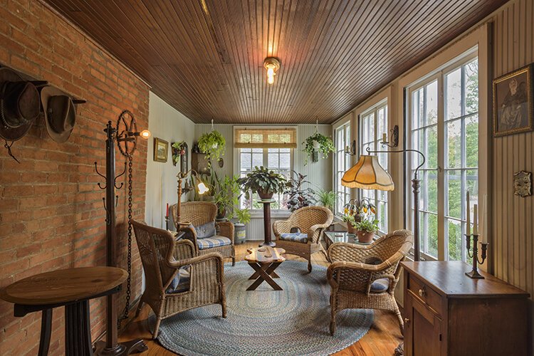 The Wurzelbacher home, built in the 1820's, is one of Cincinnati's oldest houses. While it isn't the house Tom grew up in, it's been in his family for 130 years.