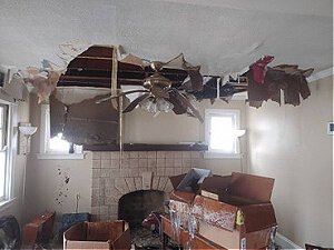 Many of the houses were in disrepair.