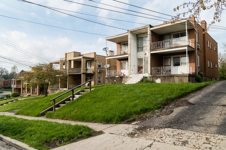 "Cincinnati Fours" on Schwartz Avenue in Cheviot.