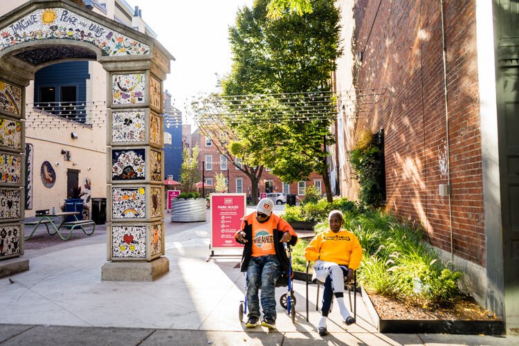 James and Vicki Stanford at Imagination Alley.