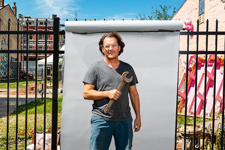 Sean Mullaney created CampSITE, a social sculpture park.