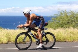 Robyn during the Ironman World Championship in Kona, Hawaii.