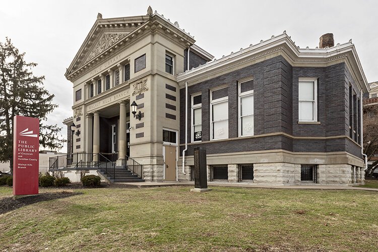 The Walnut Hills branch of the Public Library of Cincinnati and Hamilton County.