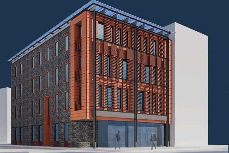 Sol design plus consulting's entry to the 2018 Over-the-Rhine Foundation Infill Design Competition.