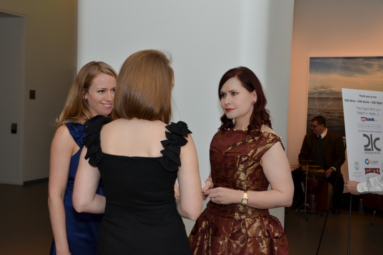 Kim Harp, REDI Cincinnati, World Affairs Council Advisory (right) and Catharina Toltzis, UN Consultant, World Affairs Council past board president.