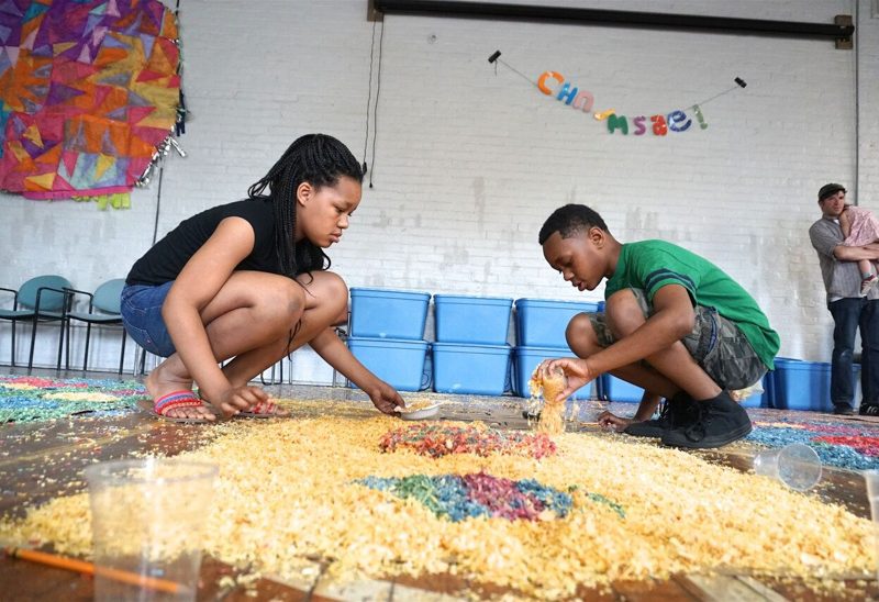 Las Alfombras creative placemaking in Price Hill.