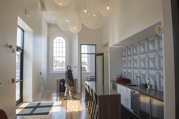 Casey explores Union Hall's recently renovated catacomb sub-basements. Issue: March 28, 2017. (Photo: Soapbox Archives)