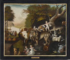 The Peaceable Kingdom (c. 1833), by Edward Hicks. 