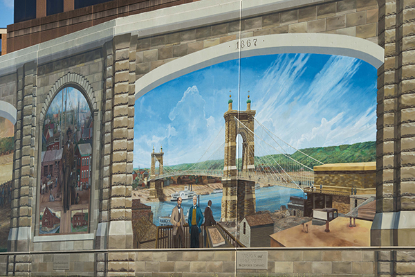 Up against the wall: Roebling Murals (Photo by Joe Simon)