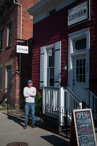 Aaron Galvin recently purchased a new nearby location for his Covington Coffee Co.