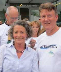 Ian Budd and Newport City Commissioner Beth Fennell are spearheading efforts to raise local awareness and funds.