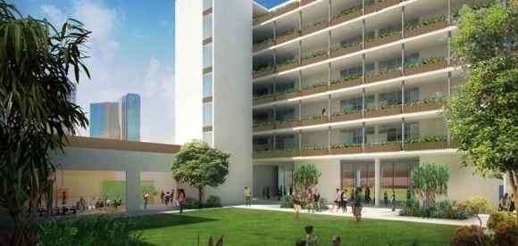 Rendering of Ola Ka 'Ilima Artspace Lofts