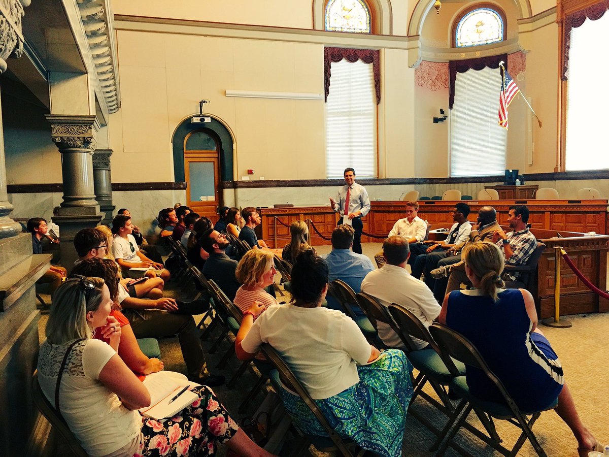P.G. Sittenfeld hosted a NewCo Cincinnati session at City Hall