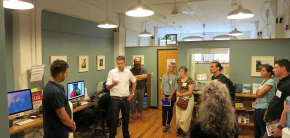 Detroit arts leaders visit with Artspace mentors in Minneapolis