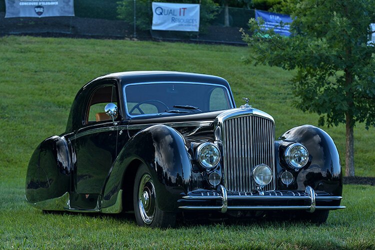 This 1940s Bentley stands as a testament to the brand’s longstanding stature. (Writer’s note: The only other Bentley I’ve seen in person was former Reds player Billy Hamilton’s ice-blue 2010s model.)