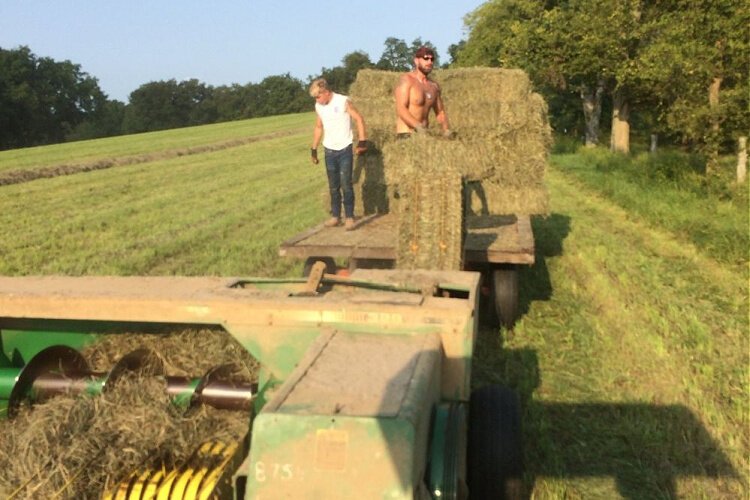 The Gibsons maintain the farm’s operation as a family business, with some help from friends and neighbors.
