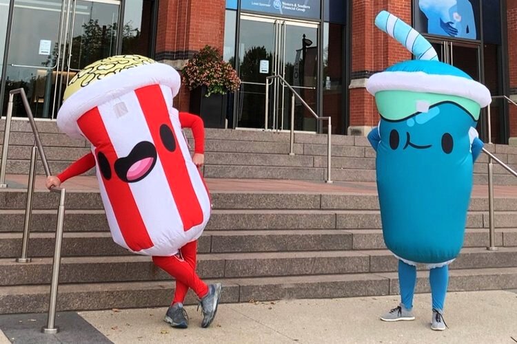 Crunchy and Bubs, Cindependent’s cartoon mascots, have made the rounds at various local events to provide a fun dose of event branding.