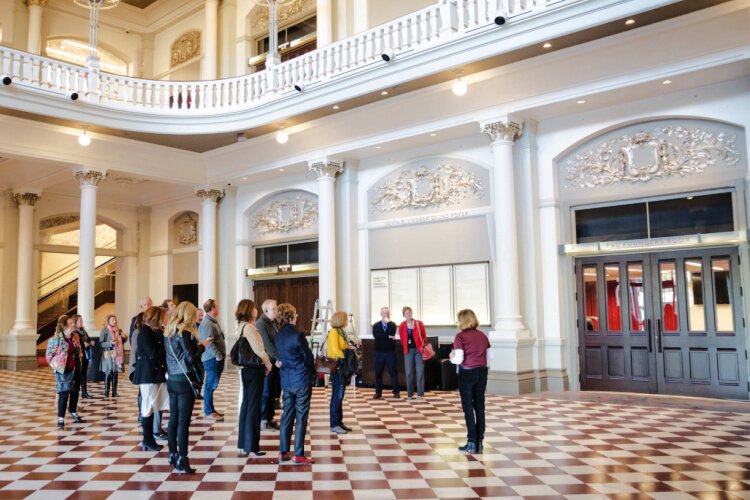 Friends of Music Hall offers an in-depth guided tour.