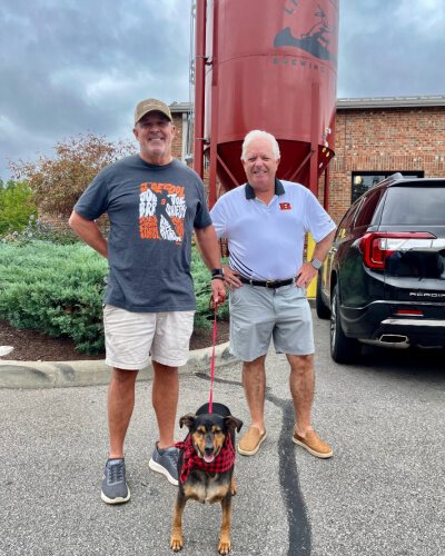 Vincent and new pals, Joe Brenner and Dan Lynch.