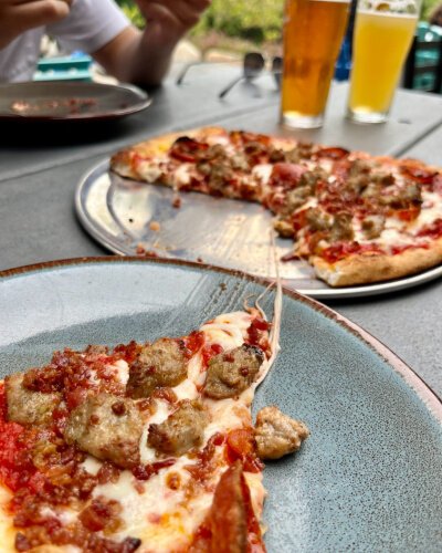 The Old Milford specialty pizza