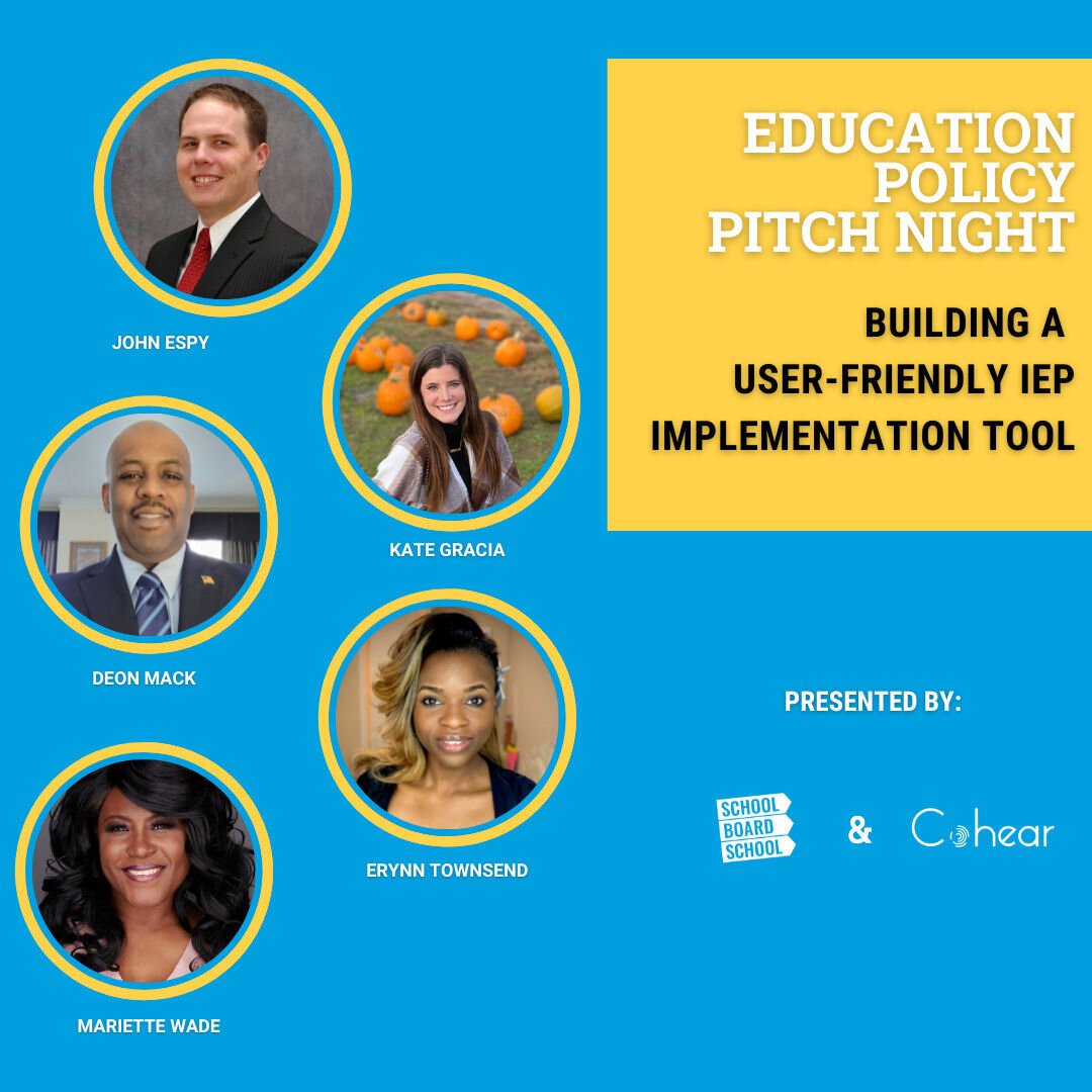 The winning pitch was an IEP-implementation tool that would be more user-friendly for parents.