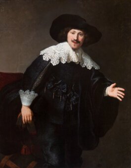 Rembrandt van Portrait of a Man Rising from His Chair, 1931