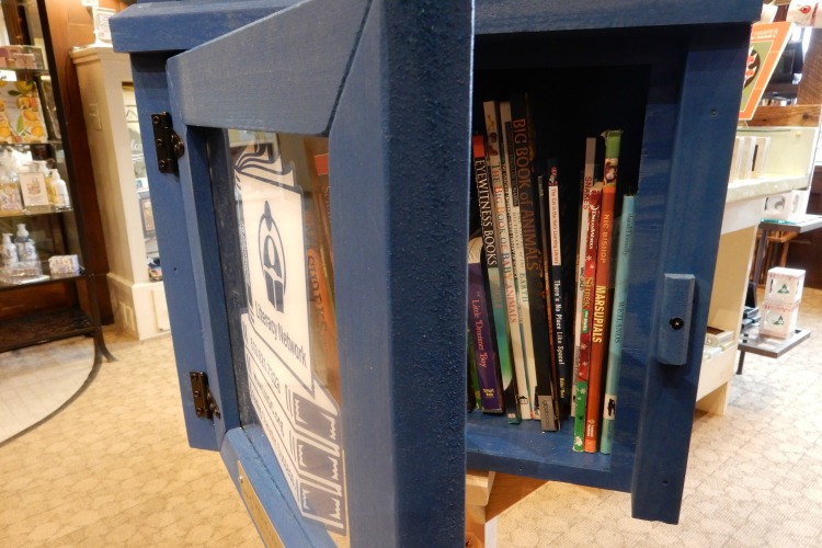 Multiple Little Free Libraries will be placed throughout the parks.