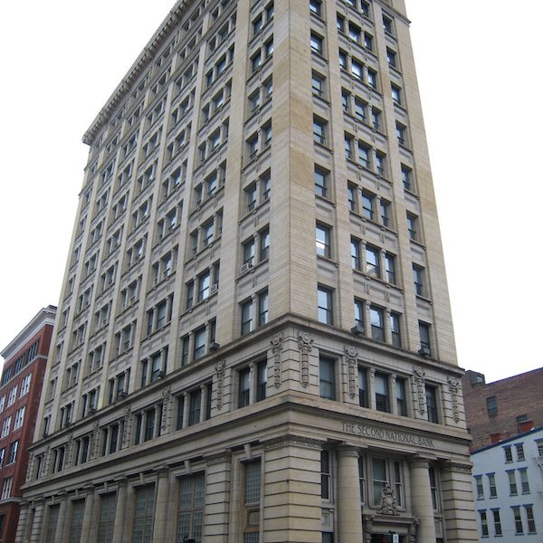 The Second National Bank Building downtown will be redeveloped into 60 apartments.
