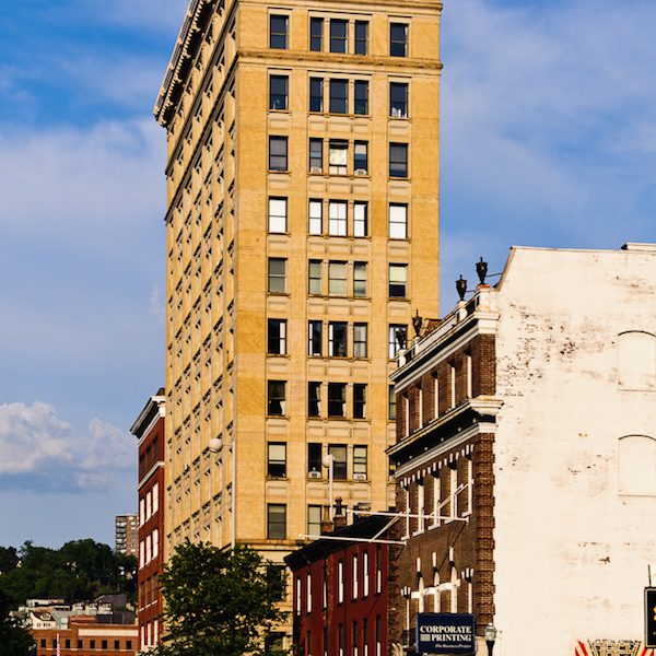 Fourth and Walnut Centre, former First National Bank building, downtown