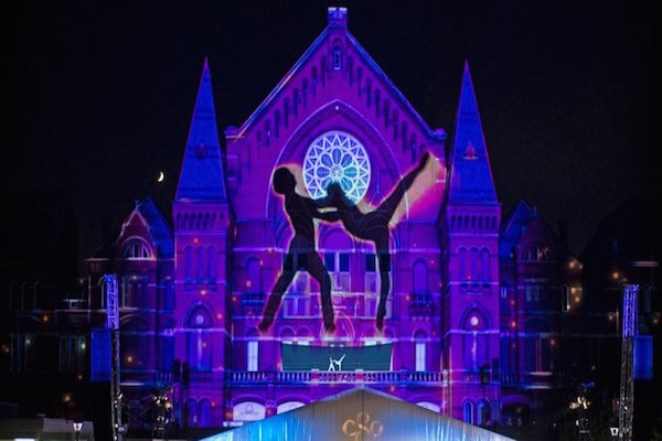 Lumenocity will be shown inside at the Taft Theatre this year instead of projected onto Music Hall in Over-the-Rhine.