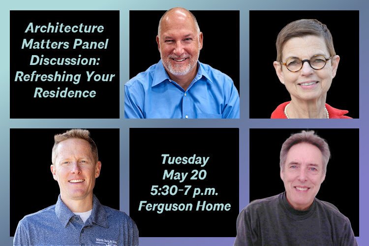 Top row l to r: Andrew Schaub, AIA, Alto Design, and Cynthia Williams, AIA, Cynthia Williams Architect. Bottom row l to r: Rick Meyer, AIA, Meyer Brothers and Sons and Chris Kepes, AIA, Kepes Architecture.