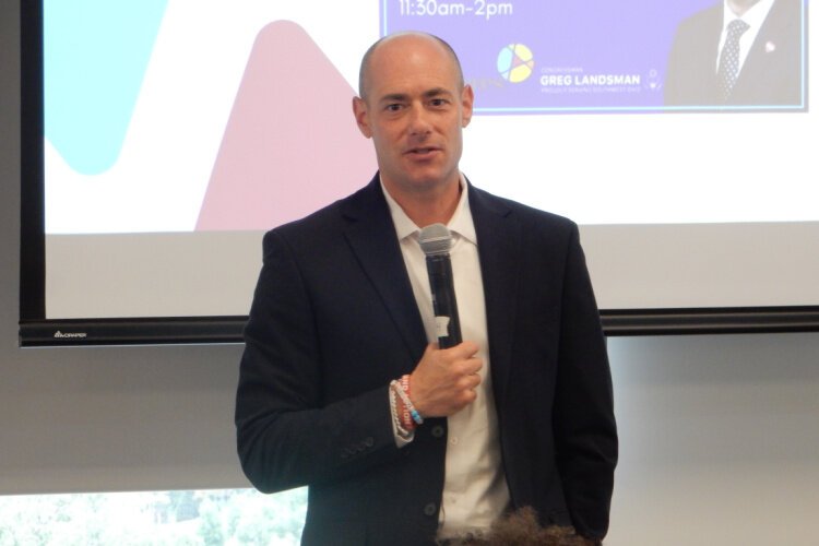 Congressman Greg Landsman noted that the challenges that young people face has escalated to a “community crisis.”