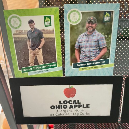 Participant Cincinnati Public Schools served locally-grown Ohio apples.
