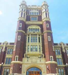 Hughes STEM High School is one of Carpenter's favorite buildings.