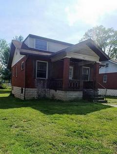 The home in Silver Grove under renovation.