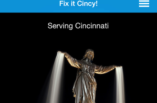 Cincinnati's new app allows direct access to request city services