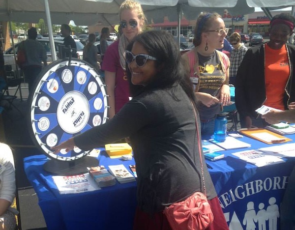 Lauren Husein of the Ohio Association of Community Health Centers at ribbon-cutting for new health center in Cleveland