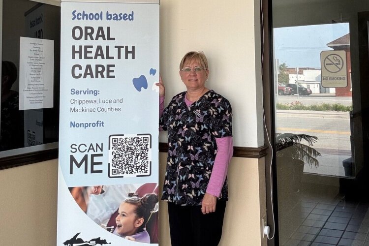 Lynda Gregorini, dental hygienist and founder of U.P. Superior Smiles.