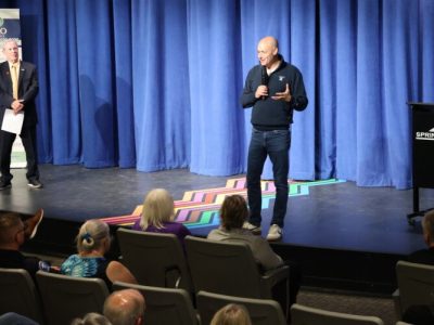 Landsman held a town hall in Springboro, OH, earlier this month.