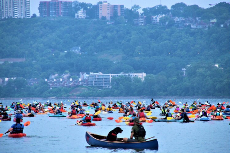 The annual Paddlefest event is part of the Ohio River Recreation Trail effort. 