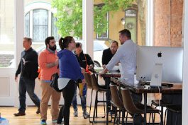 Beyond the Curb's spring tour was held in Covington's Mainstrasse neighborhood.