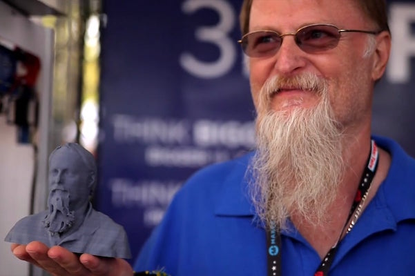 Gorilla Maker founder Glenn Warner showcases his 3D printing capabilities